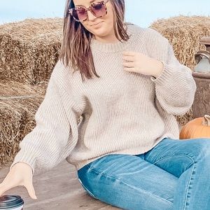 H&M Knit Mock-turtleneck Sweater